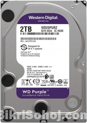 Western Digital 2TB Purple Surveillance HDD